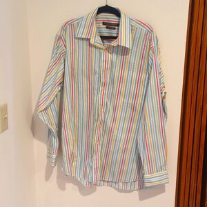 Forsyth of Canada Men's LG Multicolored Dress shirt